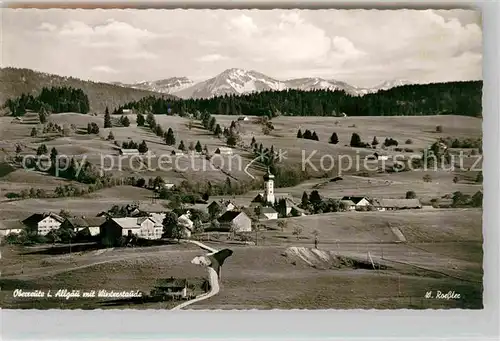 AK / Ansichtskarte Oberreute Panorama  Kat. Oberreute