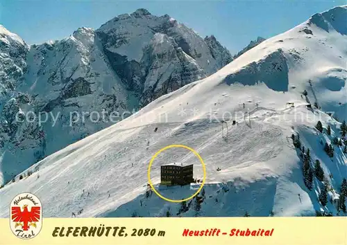 AK / Ansichtskarte Neustift Stubaital Tirol Fliegeraufnahme Elferhuette Kat. Neustift im Stubaital