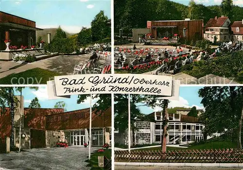 AK / Ansichtskarte Bad Grund Trink  und Konzerthalle Kat. Bad Grund (Harz)
