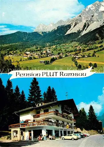 AK / Ansichtskarte Ramsau Berchtesgaden Pension Plut Kat. Ramsau b.Berchtesgaden