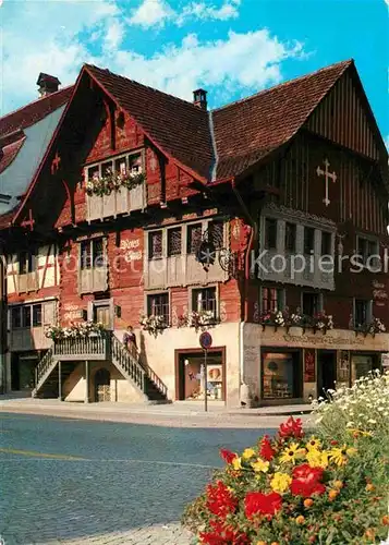 AK / Ansichtskarte Dornbirn Vorarlberg Rotes Haus Restaurant aus dem 17. Jahrhundert Kat. Dornbirn