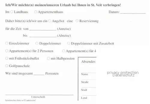 AK / Ansichtskarte St Veit Pongau Landhaus Empl Ferienappartements