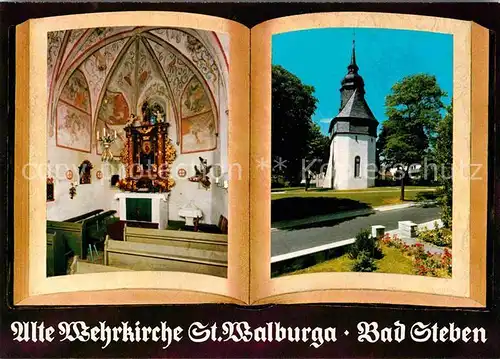 AK / Ansichtskarte Bad Steben Alte Wehrkirche St. Walburga Kat. Bad Steben