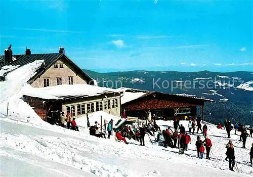 AK / Ansichtskarte Arberschutzhaus auf dem Grossen Arber Kat. Grosser Arber Bayerisch Eisenstein