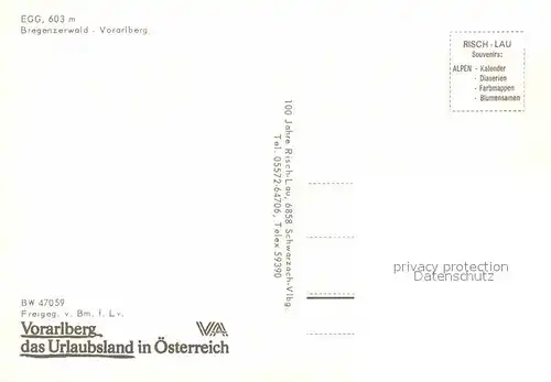 AK / Ansichtskarte Egg Bregenzerwald Fliegeraufnahme mit Winterstaude 