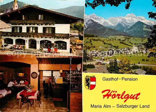 AK / Ansichtskarte Maria Alm Steinernen Meer Gasthaus Pension Hoerlgut Kat. Maria Alm am Steinernen Meer