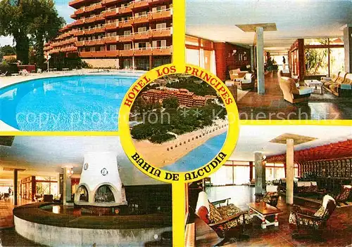 AK / Ansichtskarte Bahia de Alcudia Hotel Los Principes Piscina