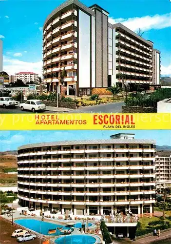 AK / Ansichtskarte Playa del Ingles Gran Canaria Hotel Apartamentos Escorial Kat. San Bartolome de Tirajana