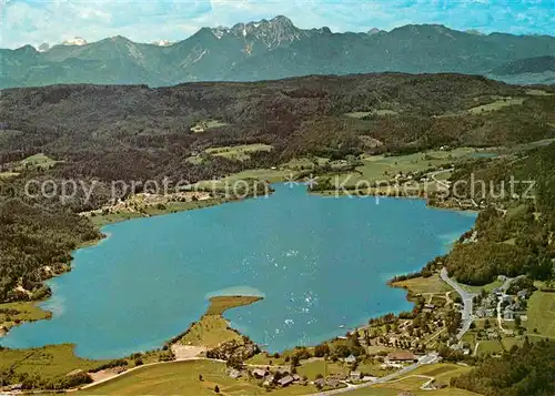 AK / Ansichtskarte Keutschach See Feriengebiet Keutschacher See Mittagskogel Karawanken Fliegeraufnahme Kat. Keutschach am See