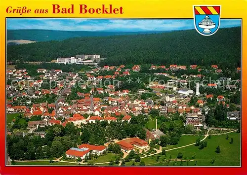 AK / Ansichtskarte Bad Bocklet Bayerische Staatsbad Fliegeraufnahme Kat. Bad Bocklet