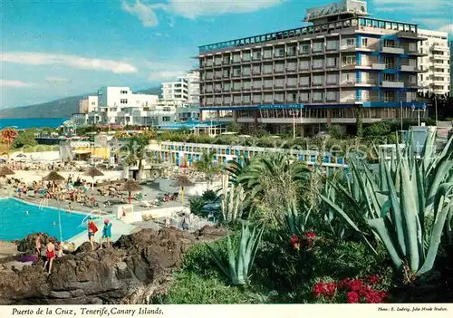 AK / Ansichtskarte Puerto de la Cruz Avenida de Colon Hotel Swimming Pool Kat. Puerto de la Cruz Tenerife