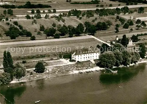 AK / Ansichtskarte Markelfingen Naturfreundehaus Bodensee Thorbecke Luftbild R 2375 Kat. Radolfzell am Bodensee