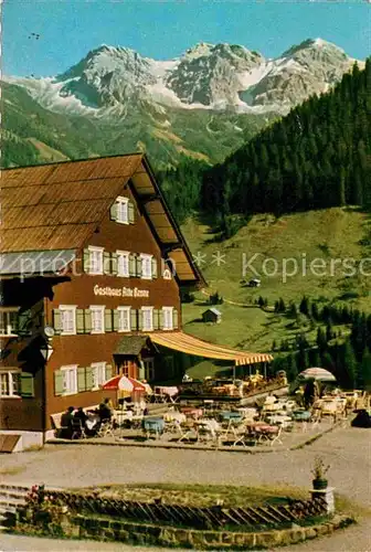 AK / Ansichtskarte Mittelberg Kleinwalsertal Gasthof Alte Krone Alpen Kat. Oesterreich