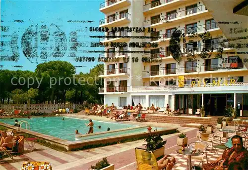 AK / Ansichtskarte Malgrat de Mar Hotel Rey Mar Piscina Kat. Malgrat de Mar