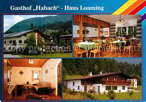 AK / Ansichtskarte St Johann Tirol Gasthof Habach Haus Loaming Kat. St. Johann in Tirol