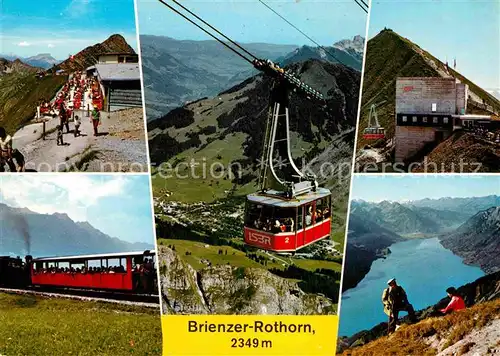 AK / Ansichtskarte Seilbahn Brienzer Rothorn Zahnradbahn  Kat. Bahnen