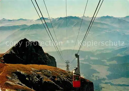 AK / Ansichtskarte Seilbahn Casonsgrad Flims  Kat. Bahnen