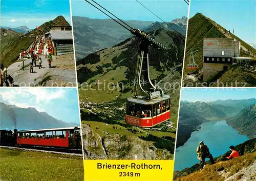 AK / Ansichtskarte Seilbahn Brienzer Rothorn Zahnradbahn  Kat. Bahnen