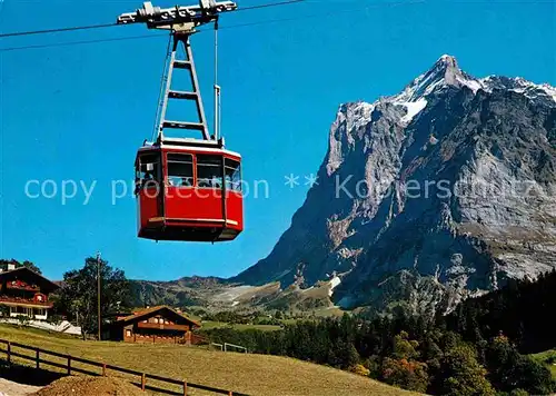 AK / Ansichtskarte Seilbahn Grindelwald Pfingstegg Wetterhorn  Kat. Bahnen