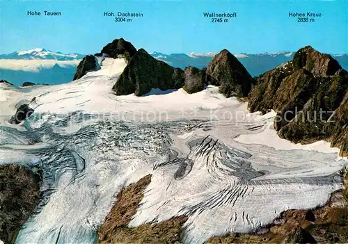 AK / Ansichtskarte Gletscher Hoher Dachstein Hallstaetter Gletscher  Kat. Berge