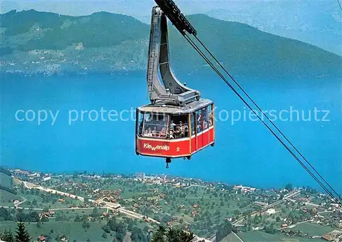 AK / Ansichtskarte Seilbahn Beckenried Klewenalp Vierwaldstaettersee  Kat. Bahnen