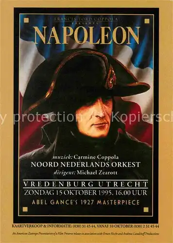 AK / Ansichtskarte Kino Film Napoleon Regisseur Francis Ford Coppola Kat. Kino und Film