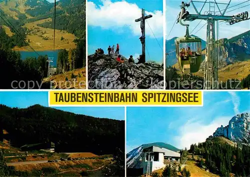 AK / Ansichtskarte Seilbahn Taubenstein Spitzingsee  Kat. Bahnen