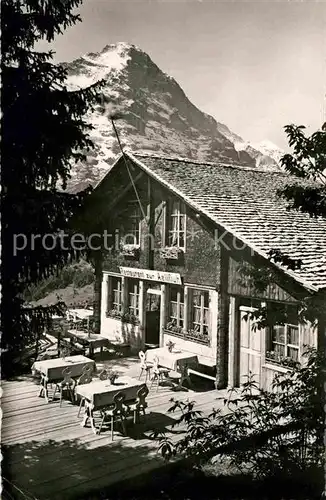 AK / Ansichtskarte Grindelwald Restaurant Aellfluh Eiger Jungfrau Kat. Grindelwald