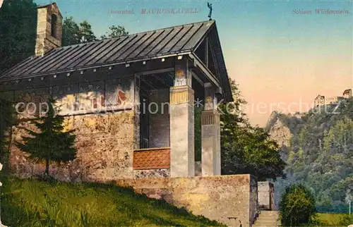 AK / Ansichtskarte Donautal Maurus Kapelle mit Schloss Wildenstein Kat. Ulm