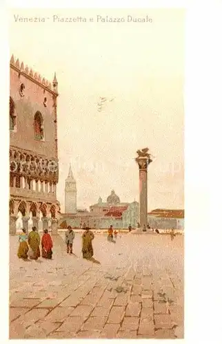 AK / Ansichtskarte Venezia Venedig Piazzetta e Palazzo Ducale Kat. 