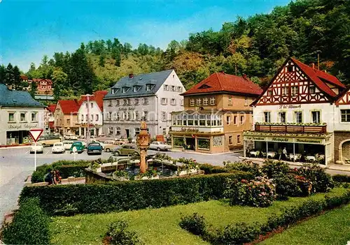 AK / Ansichtskarte Bad Berneck Marktplatz Kat. Bad Berneck Fichtelgebirge