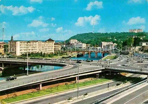 AK / Ansichtskarte Saarbruecken Stadtautobahn Kat. Saarbruecken