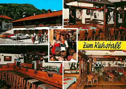 AK / Ansichtskarte Reit Winkl Restaurant Zum Kuhstall Maria und Addi Hellwig Kat. Reit im Winkl