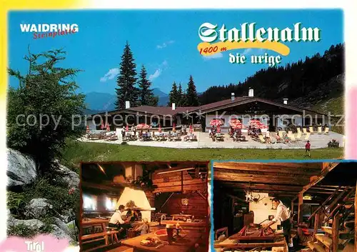 AK / Ansichtskarte Waidring Tirol Hotel Waidringerhof und Stallenalm Kat. Waidring