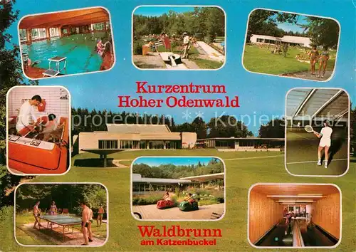 AK / Ansichtskarte Waldbrunn Westerwald Kurzentrum Hoher Odenwald Tennis Minigolf Kegeln Tischtennis Kat. Waldbrunn (Westerwald)