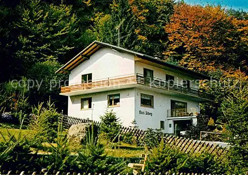 AK / Ansichtskarte Holzhausen Huenstein Pension Gaestehaus Haus Silberg am Waldschwimmbad Kat. Dautphetal