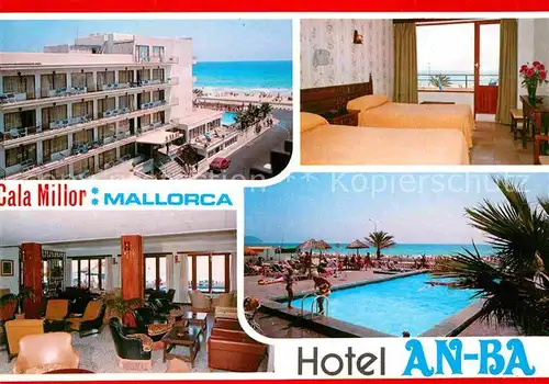 AK / Ansichtskarte Cala Millor Mallorca Hotel An Ba Restaurant Bar Swimming Pool Kat. Islas Baleares Spanien