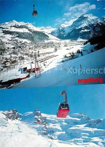 AK / Ansichtskarte Seilbahn Engelberg Truebsee Titlis  Kat. Bahnen