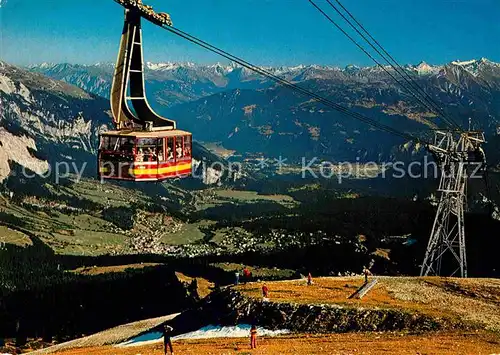 AK / Ansichtskarte Seilbahn Crap Sogn Gion Flims Laax Rheintal Kat. Bahnen