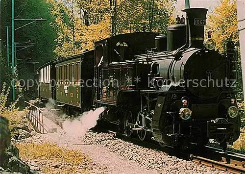 AK / Ansichtskarte Lokomotive Dampfzug Bruenig Ballenberg Dampfbahn Brienz  Kat. Eisenbahn