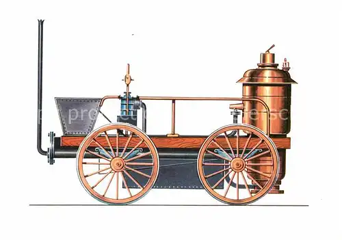 AK / Ansichtskarte Lokomotive Braithwaites und Ericssons Lokomotive Novelty 1829 Kat. Eisenbahn