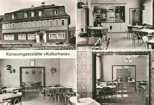 AK / Ansichtskarte Herschdorf Konsumgaststaette Kulturhaus  Kat. Herschdorf Ilmenau