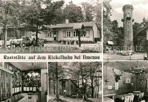 AK / Ansichtskarte Ilmenau Thueringen Raststaette auf dem Kickelhahn  Kat. Ilmenau