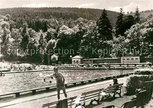 AK / Ansichtskarte Friedrichroda Schwimmbad  Kat. Friedrichroda