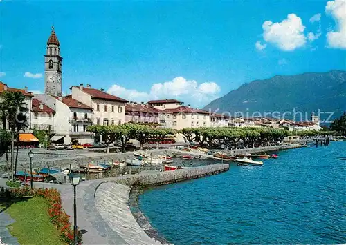 AK / Ansichtskarte Ascona TI Lago Maggiore Hafen Kat. Ascona