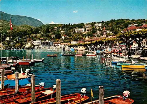 AK / Ansichtskarte Ascona TI Hafen am Lago Maggiore Kat. Ascona