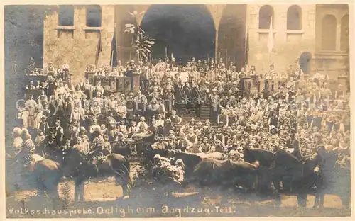 AK / Ansichtskarte oetigheim Volksschauspiel Tell Szene Der Jagdzug Kat. oetigheim