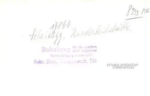 AK / Ansichtskarte Scheidegg Allgaeu Kinderheilstaette Kat. Scheidegg