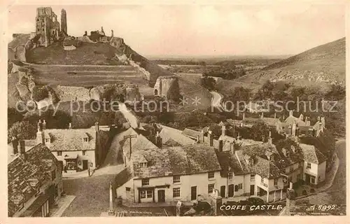 AK / Ansichtskarte Corfe Dorset Corfe Castle Kat. Purbeck
