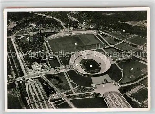 AK / Ansichtskarte Berlin Reichssportanlage Fliegeraufnahme Kat. Berlin